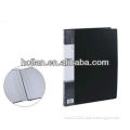 High Quality PP A4 black File Folder with Pockets